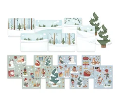 Clearance Pegatinas y Tarjetas Navideñas Adornos Y Decoración Navidad|Manualidades Para Niños