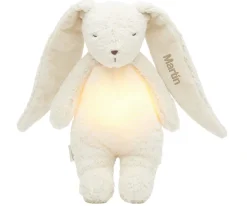 Hot Peluche Luz-Sonido Conejo Orgánico 2.0 Polar Personalizable Regalos Para Bebés|Juguetes Para Niños De Un Año