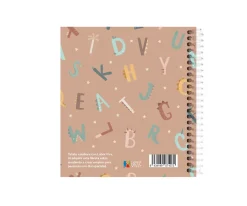Clearance Pequeña Agenda Guardería Personalizable Funny Letters Colecciones Vuelta Al Cole|Material Escolar