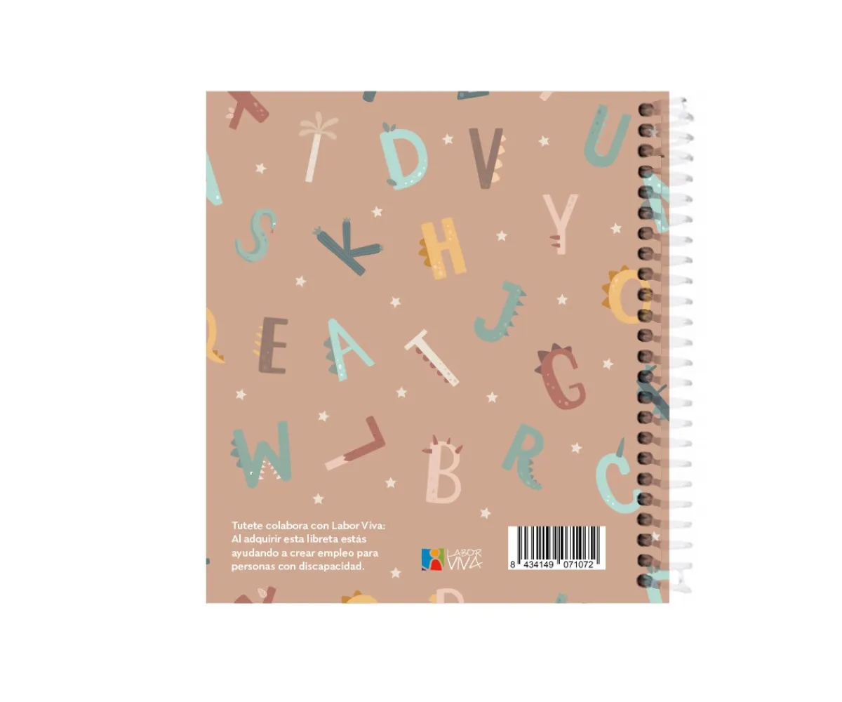 Clearance Pequeña Agenda Guardería Personalizable Funny Letters Colecciones Vuelta Al Cole|Material Escolar