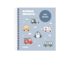 New Pequeña Agenda Guardería Personalizable City Cars Material Escolar|Colecciones Vuelta Al Cole