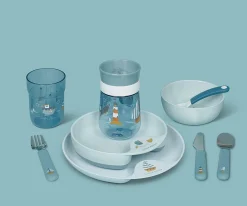 Vajilla Infantil^Mepal Plato Antideslizante Mio Sailors Bay