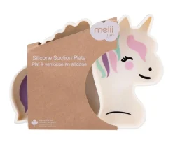 Clearance Plato de Silicona con Ventosa Unicornio Baby Led Weaning|Vajilla Infantil