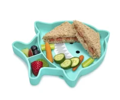 Online Plato de Silicona con Ventosa Shark Vajilla Infantil|Baby Led Weaning