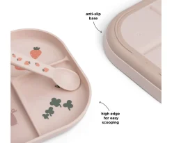 Vajilla Infantil^Done by Deer Plato Foodie Compartimentos Tiny Farm Powder