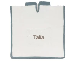 Ponchos Toalla^Cristina de Jos'h Poncho Rainbow Dots Azul Personalizable