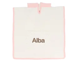 Ponchos Toalla^Cristina de Jos'h Poncho Rainbow Dots Rosa Personalizable