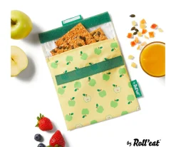 Discount Porta Alimentos Snack n'Go Fruits Manzana Bolsas Merienda|Fundas Para Almuerzo