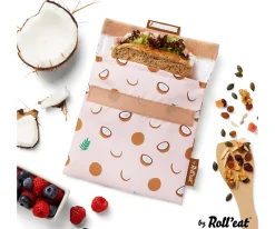 Bolsas Merienda^Roll´eat Porta Alimentos Snack n'Go Fruits Coco