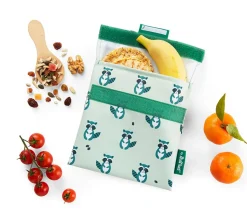 Bolsas Merienda^Roll´eat Porta Alimentos Snack n'Go Animals Mapache