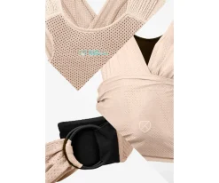 Mochilas Portabebé^Koala Babycare Portabebés Transpirable Cuddle Breeze Watersling Beige