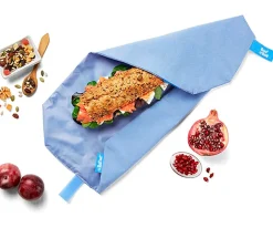 Online Portabocatas Boc'n'Roll Light Blue Bolsas Merienda|Fundas Para Almuerzo