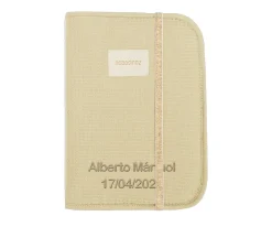 Portadocumentos Bebé^Nobodinoz Portadocumentos Poema Opera Green Tea Personalizable