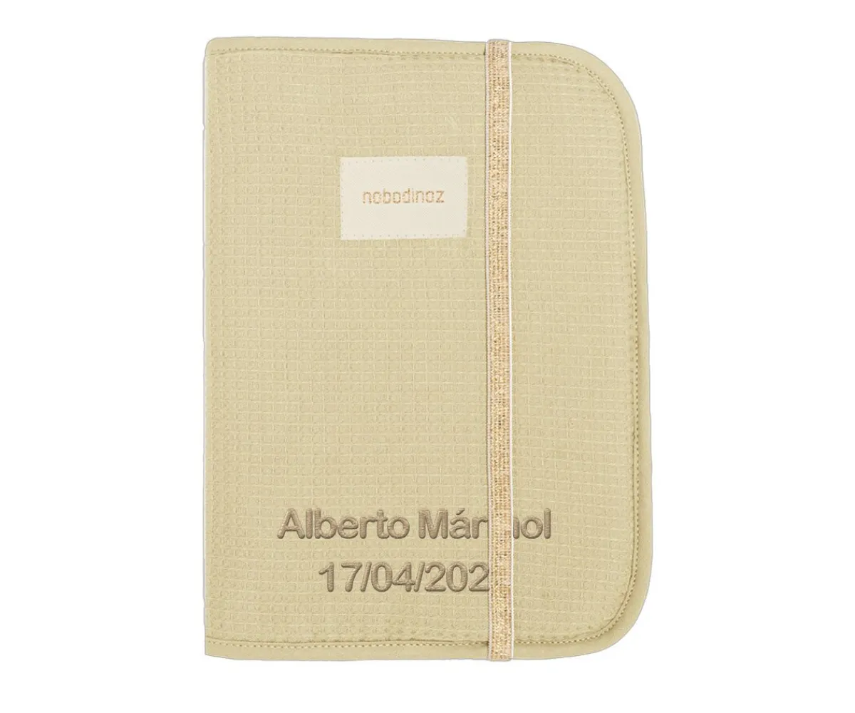 Portadocumentos Bebé^Nobodinoz Portadocumentos Poema Opera Green Tea Personalizable