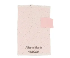 Portadocumentos Bebé^Cristina de Jos'h Portadocumentos Rainbow Dots Rosa Personalizable