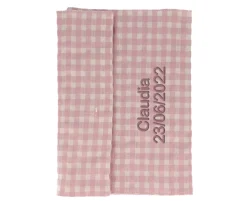 Portadocumentos Bebé^Cristina de Jos'h Portadocumentos Vichy Rosa Personalizable