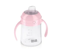 Vasos Para Bebés Y Niños^LOVI Primera Taza con Boquilla Rosa