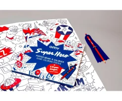 Outlet Póster XL Súper Héroes para Colorear Niños Juguetes Niños 5 Años|Juguetes Niños 6 Años