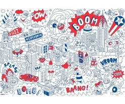 Outlet Póster XL Súper Héroes para Colorear Niños Juguetes Niños 5 Años|Juguetes Niños 6 Años