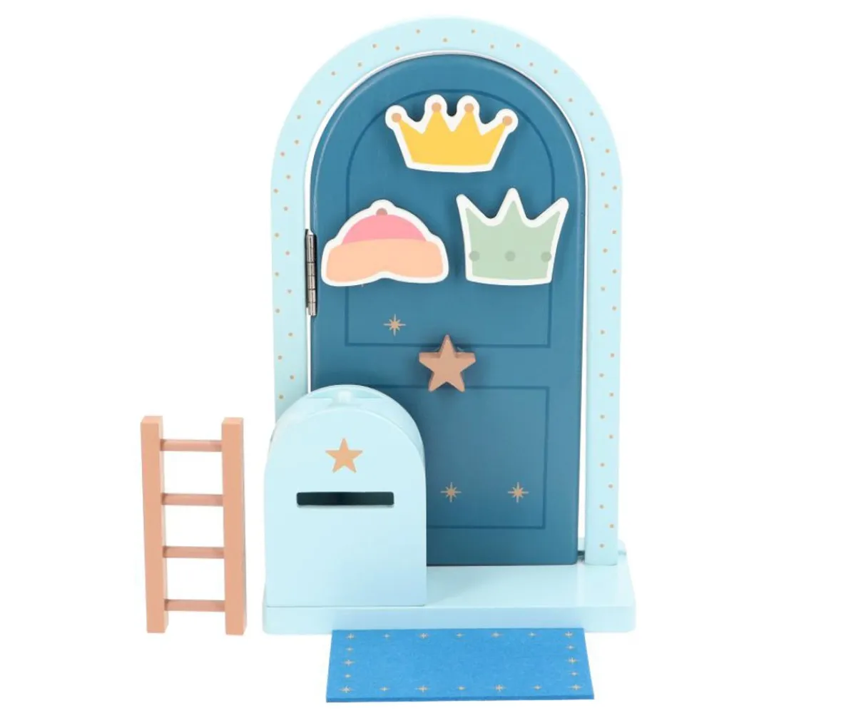 Adornos Y Decoración Navidad^Monnëka Puerta y Buzón Mágicos con Complementos Azul Personalizable