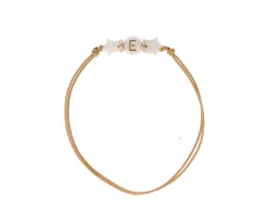 New Pulsera 1 Inicial Personalizada Camel Pulseras Con Nombre|Accesorios Para Bebé Y Niños
