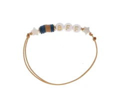 Pulseras Con Nombre^Emolo Pulsera 3 Iniciales Personalizada Camel