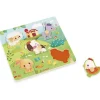 Sale Puzle Encajable Táctil 5 Piezas Farmhouse Niños Juguetes Niños 3 Años|Juguetes Para Niños De Un Año