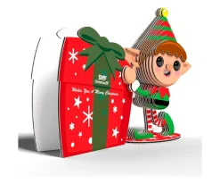 Clearance Puzzle 3D Eugy Elfo de Navidad Juguetes Navideños|Juguetes Niños + 10 Años