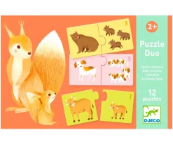 Sale Puzzle Dúo Baby Animals Niños Juguetes Para Niños De Un Año|Juguetes Para Niños De 18 Meses