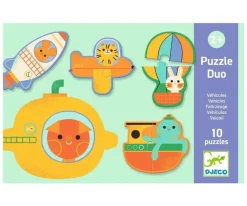 Sale Puzzle Duo Vehiculos Niños Juguetes Niños 3 Años|Puzzles Para Niños