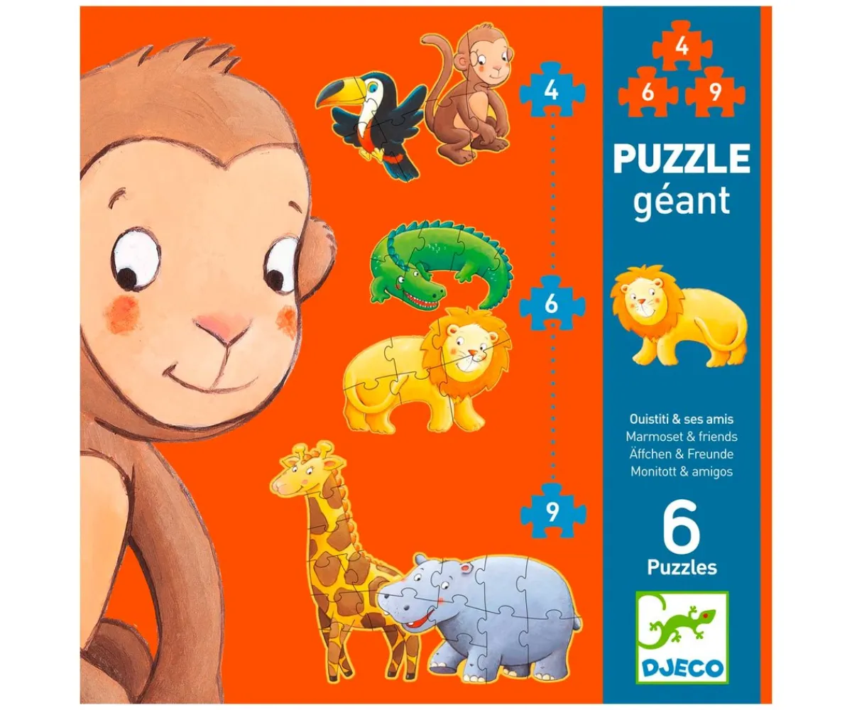 Best Puzzle Evolutivo Ouistiti y sus Amigos Niños Juguetes Para Niños De Un Año|Juguetes Para Niños De 18 Meses