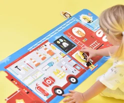 Juguetes Niños 3 Años^Banana Panda Puzzle Mix and Match Fire Truck