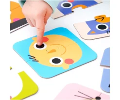 Clearance Puzzle On the Go Halves Faces Niños Puzzles Para Niños|Últimas Unidades