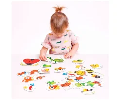 New Puzzle Progressive Tiny Creatures Niños Puzzles Para Niños|Juguetes Para Niños De 18 Meses