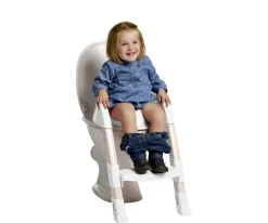 Orinales Bebé^Thermobaby Reductor Baño con Escalón Kiddyloo Crema