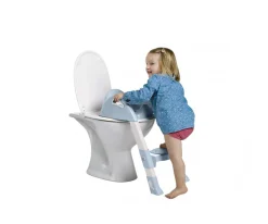 Orinales Bebé^Thermobaby Reductor Baño con Escalón Kiddyloo Azul