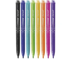 Sale Rotuladores de Purpurina 8 Unidades Niños Manualidades Para Niños|Material Escolar