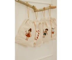 Sacos Navidad Personalizados^Fabelab Saco Navidad Pequeño Gingerbread Girl Personalizable