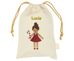 Sacos Navidad Personalizados^Fabelab Saco Navidad Pequeño Gingerbread Girl Personalizable