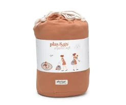 New Saco Coco Bloom Orgánico Tawny Brown Niños Manta Actividades Bebé|Juguetes Para Recién Nacidos