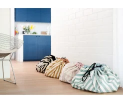 Best Saco Noomad Stripes Mustard Niños Juguetes Más Recomendados|Organizadores De Juguetes