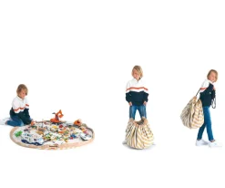 Best Saco Noomad Stripes Mustard Niños Juguetes Más Recomendados|Organizadores De Juguetes