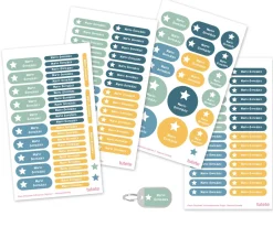 Best Sello Personalizado Estrellas + Combinado Termo y Pegatinas Natural Estrella Sellos Personalizados|Etiquetas Personalizadas