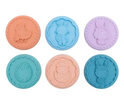 Hot Sello Silicona Stampies Pascua para Galletas Niños Utensilios De Cocina Para Niños|Manualidades Para Niños