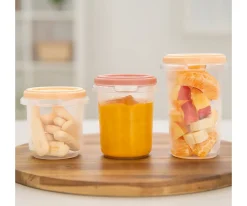 Hot Set 12 Recipientes Herméticos Hermisized Valencia Fiambreras Infantiles|Cajas De Almuerzo