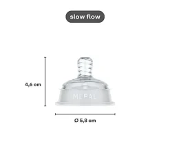 Tetinas^Mepal Set 2 Tetinas Para Biberón Mio Flujo Lento
