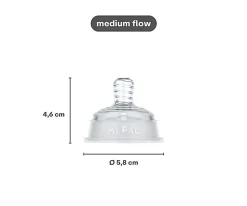 Tetinas^Mepal Set 2 Tetinas Para Biberón Mio Flujo Medio