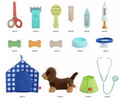 Best Set Clinica Veterinaria con Perrito Niños Juguetes De Viaje|Juguetes Niños 5 Años