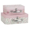 Clearance Set de 2 Maletas Fairy Garden FSC Niños Juguetes De Viaje|Organizadores De Juguetes