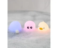 Iluminación^Rabbit & Friends Set de 3 Mini Lámparas Ocean Tortuga, Patito y Pulpo